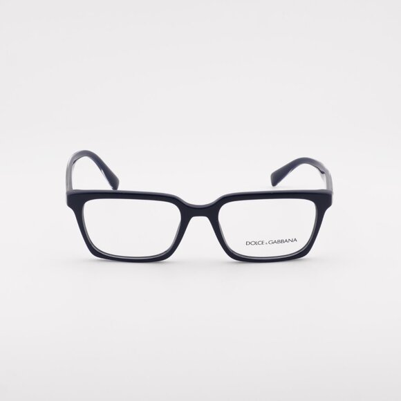 Dolce & Gabbana DG3337 3280 Eyeglasses Rectangle Blue 55mm Frame - Picture 3 of 9